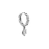 Hoop cuori Pegaso - Argento