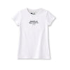 T-shirt "Galoppo via dalle ansiette" - Bianco