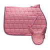 Sottosella e cuffietta in cotone - Rosa