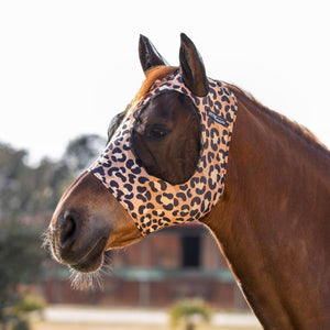 Maschera anti-mosche in Lycra, leopardata