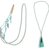 Set capezza in corda, redini e collare - Verde acqua