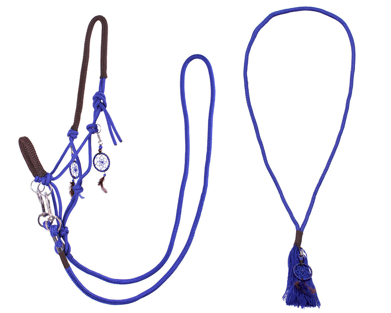 Set capezza in corda, redini e collare