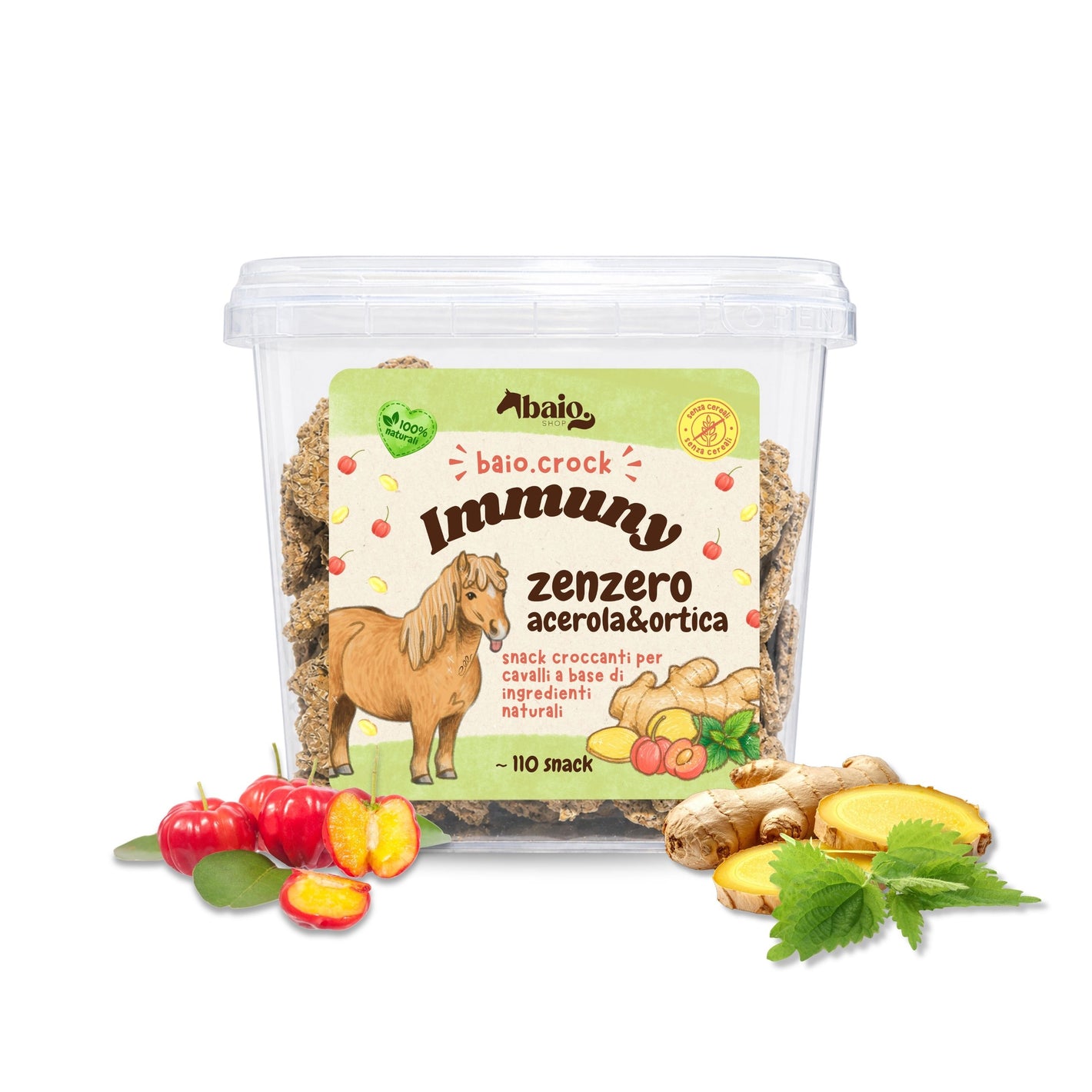 Snack Immuny - Zenzero, acerola e ortica