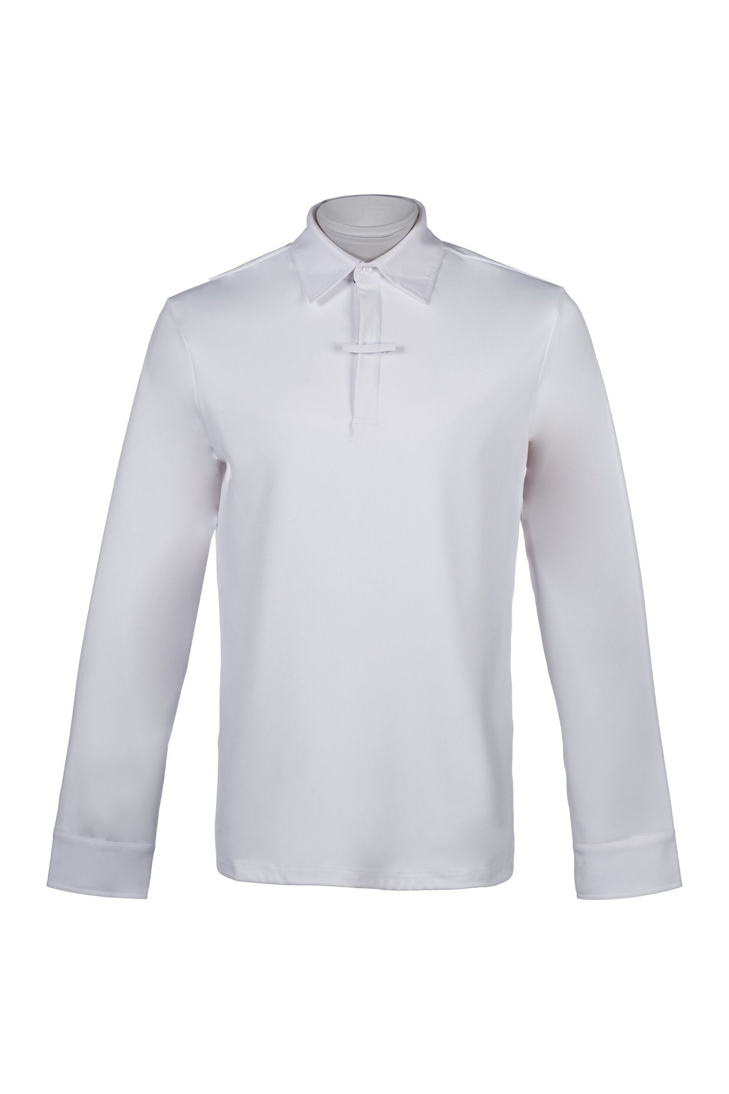 Polo da concorso a maniche lunghe, uomo