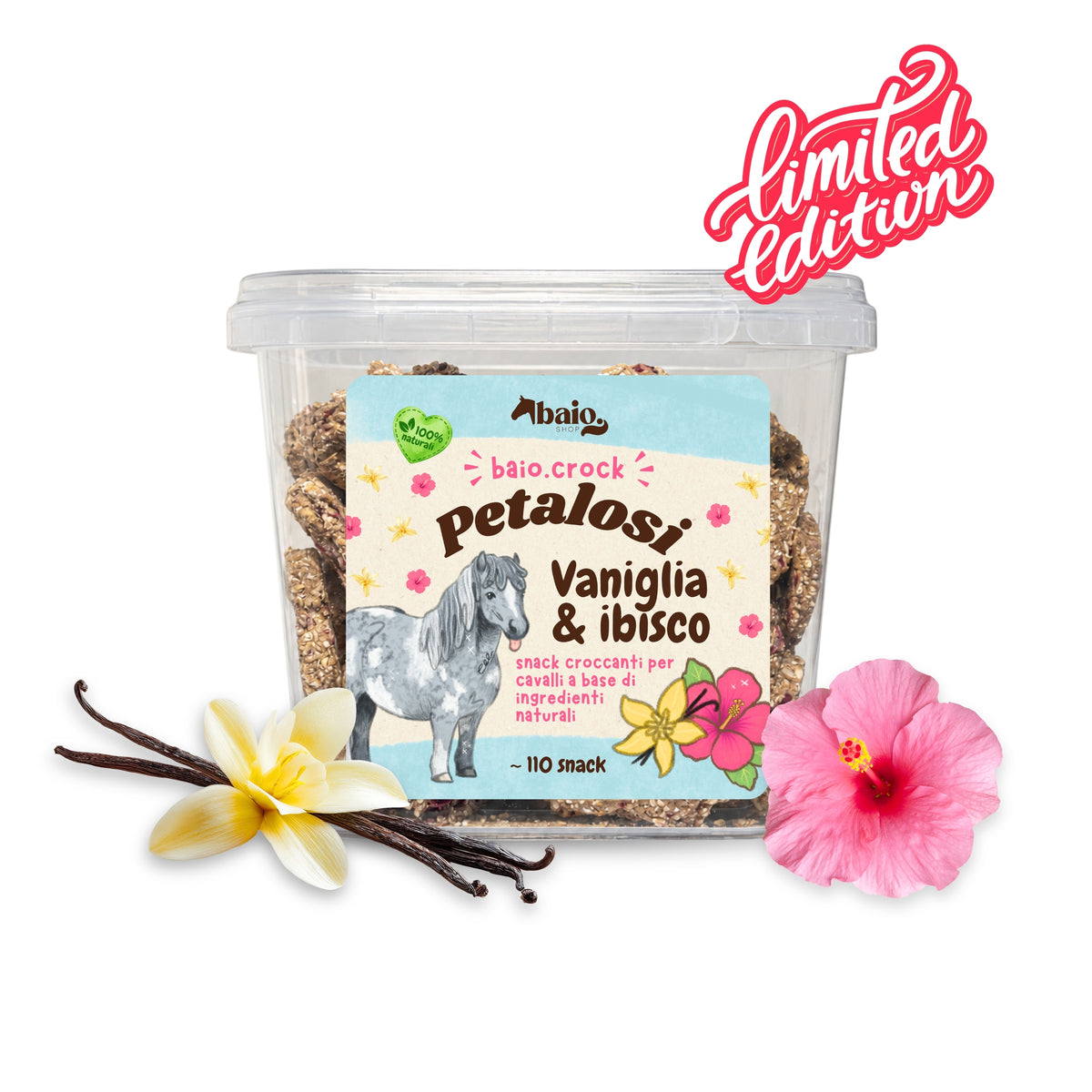 Snack Petalosi - vaniglia e ibisco
