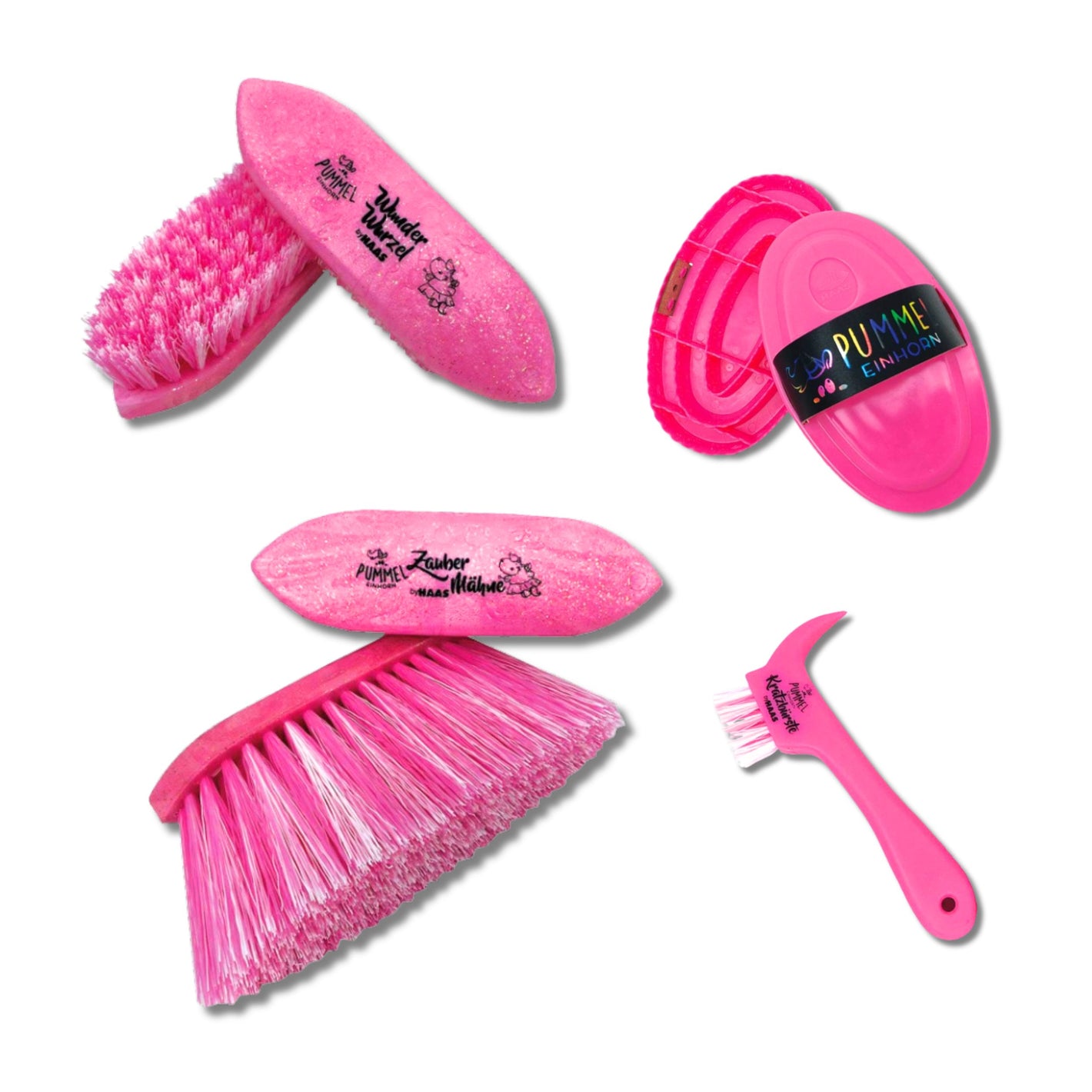 Set spazzole unicorni