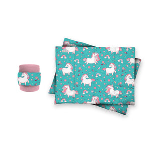 Set sottofasce e fasce da riposo Unicorni