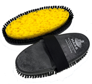 Spazzola combinata con spugna