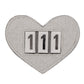 Porta numero Shine cuore