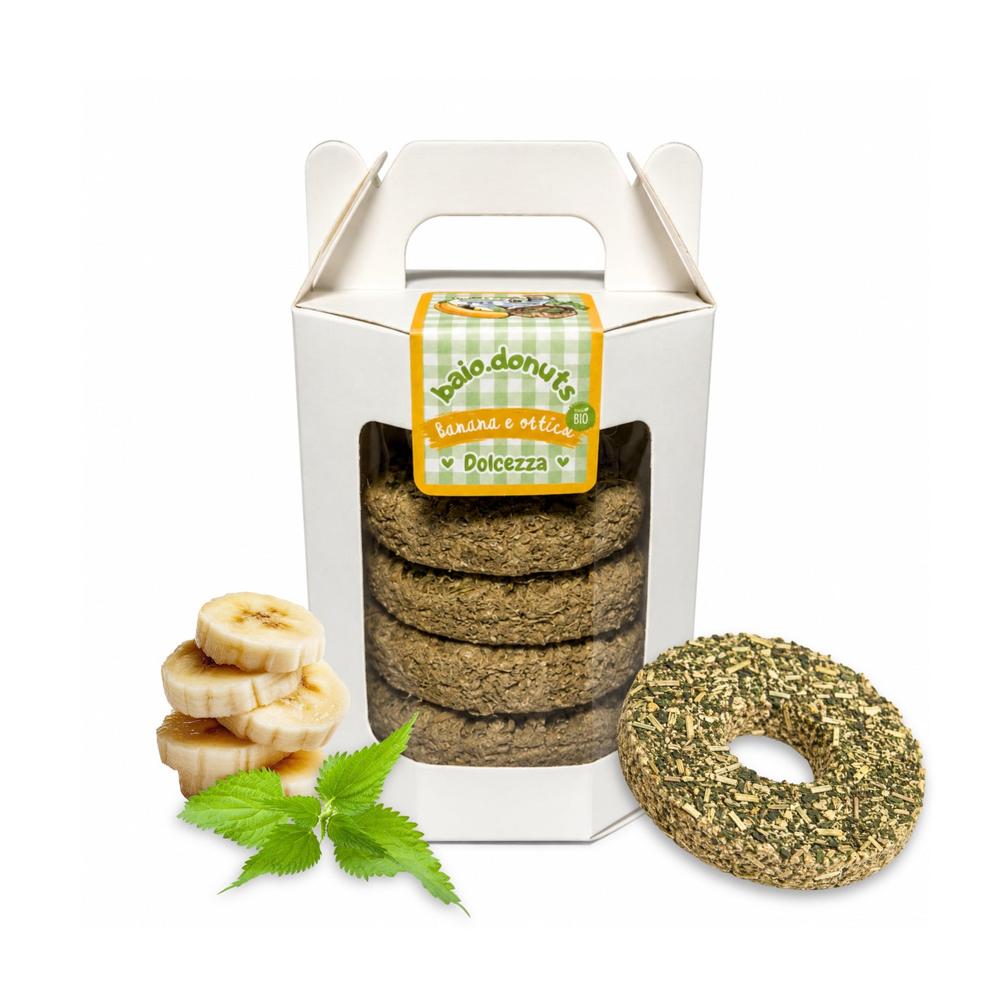 cofanetto baio.donut dolcezza - banana e ortica