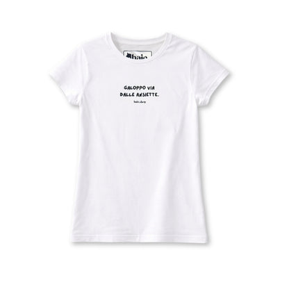 T-shirt "Galoppo via dalle ansiette"
