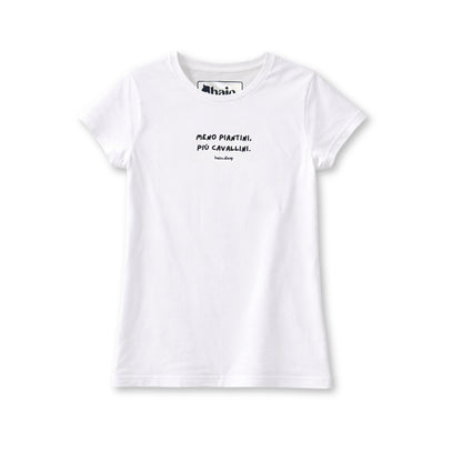 T-shirt "Meno piantini, più cavallini"