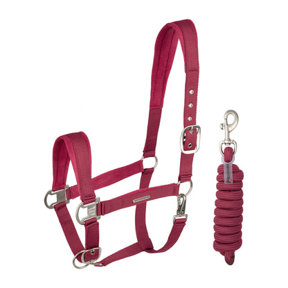 Set capezza e lunghina Velvet - Melograno