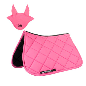 Set sottosella e cuffietta Pleasure, fucsia