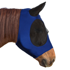 Maschera anti-mosche lycra blu royal