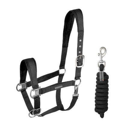 Set capezza e lunghina Velvet - nero