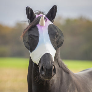 Maschera anti-mosche unicorno