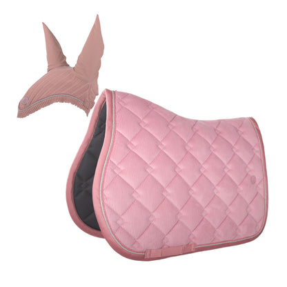 Set sottosella e cuffietta Luxin, Rosa