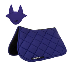 Set sottosella e cuffietta Pleasure, blu royal