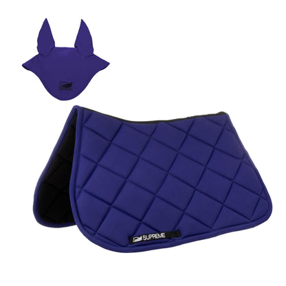 Set sottosella e cuffietta Pleasure, blu royal