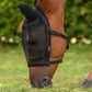 Capezza con maschera antimosche per paddock