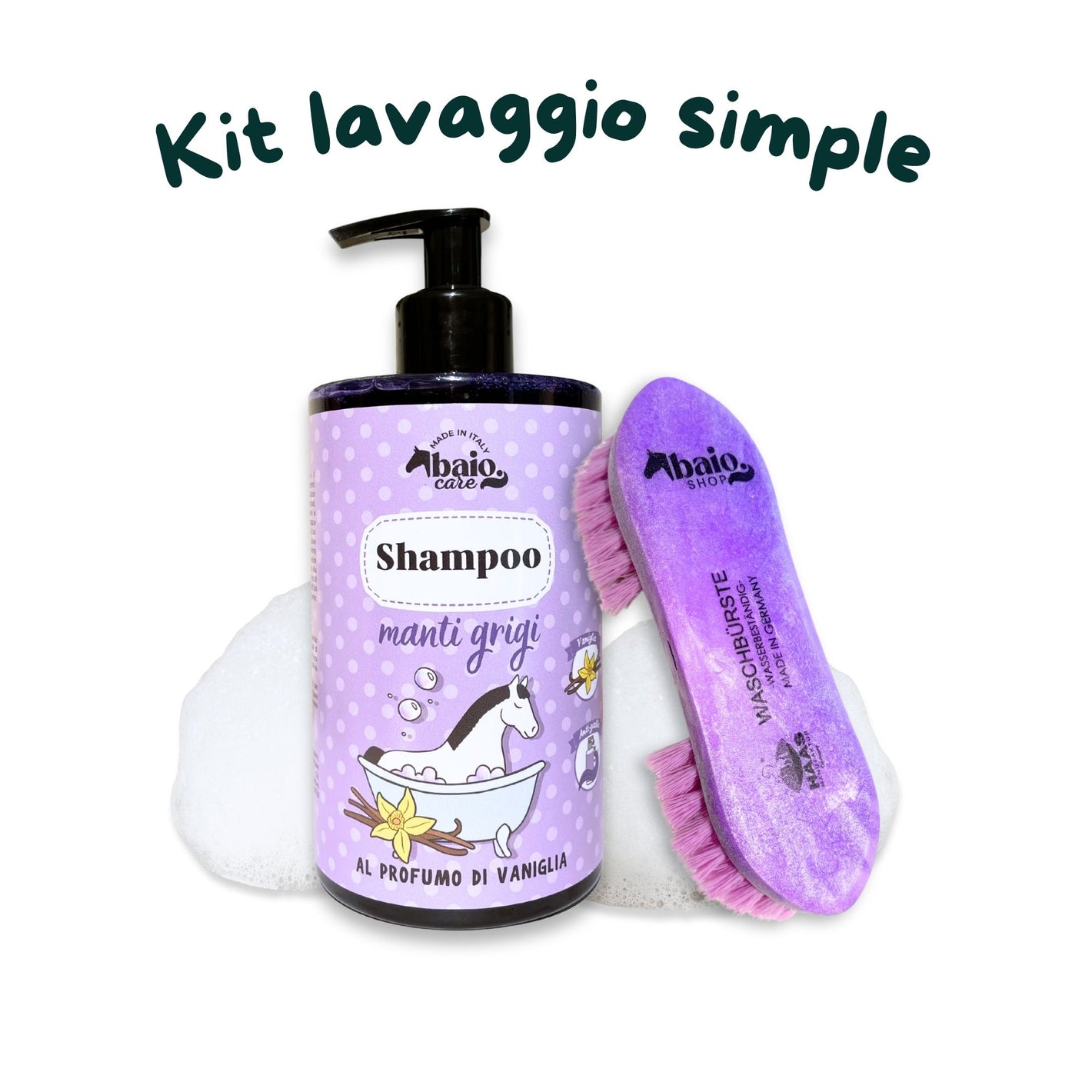 Kit lavaggio simple manti grigi