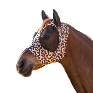 Maschera anti-mosche in Lycra, leopardata