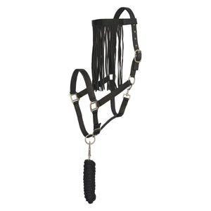 Set capezza e lunghina con frangia anti-mosche