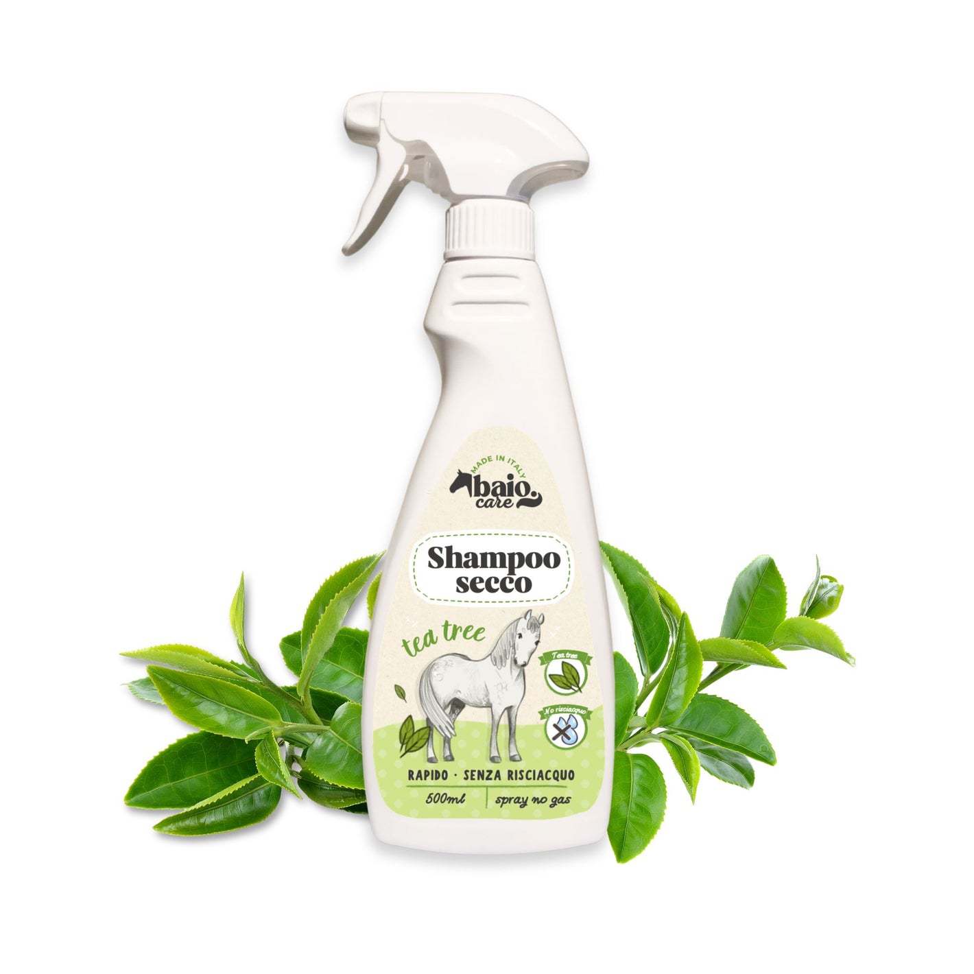 Shampoo secco al tè verde
