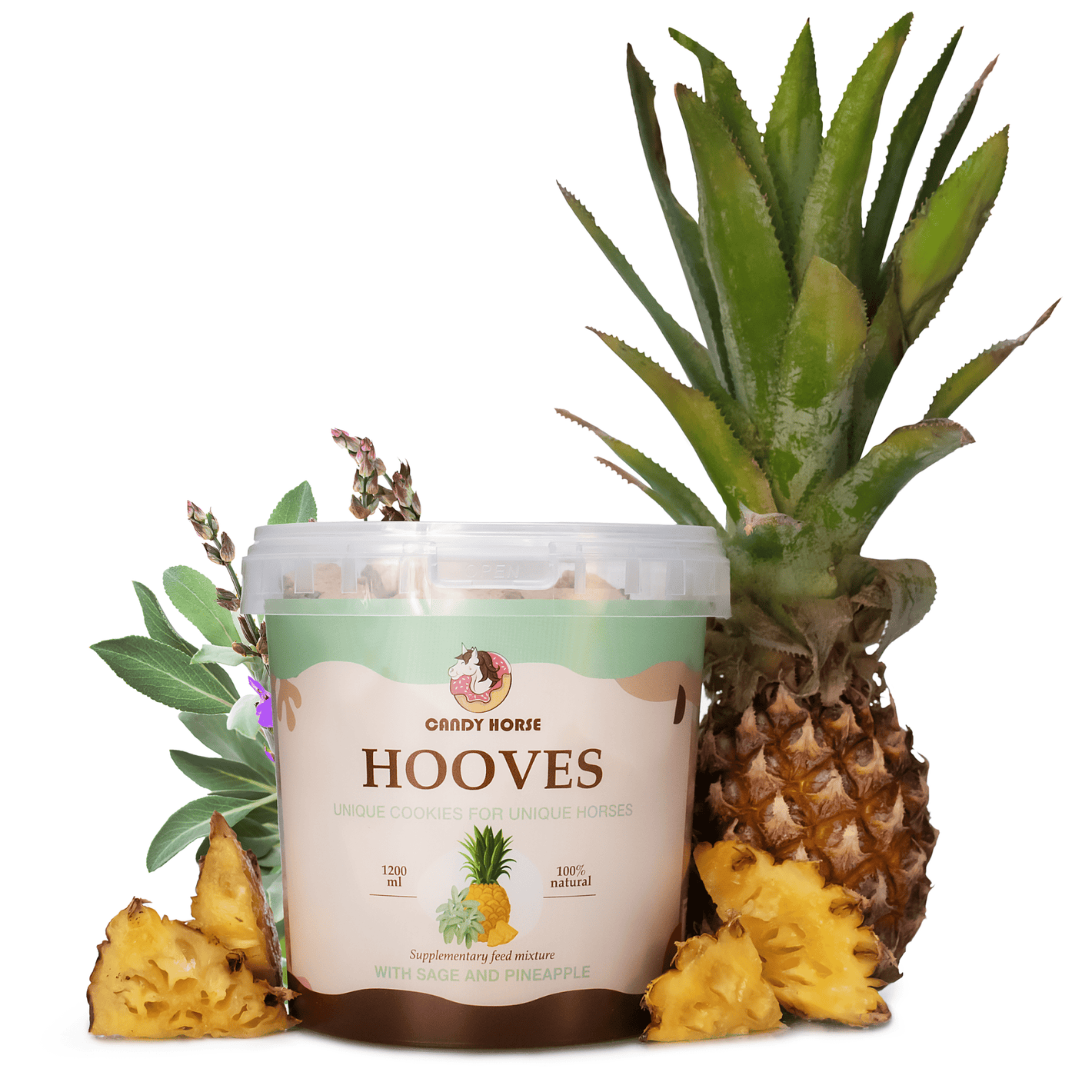 Biscotti artigianali ananas e salvia