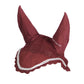 Set sottosella e cuffietta cotone Equestro Bordeaux