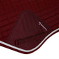 Set sottosella e cuffietta cotone Equestro Bordeaux