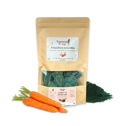 Snack carote e spirulina