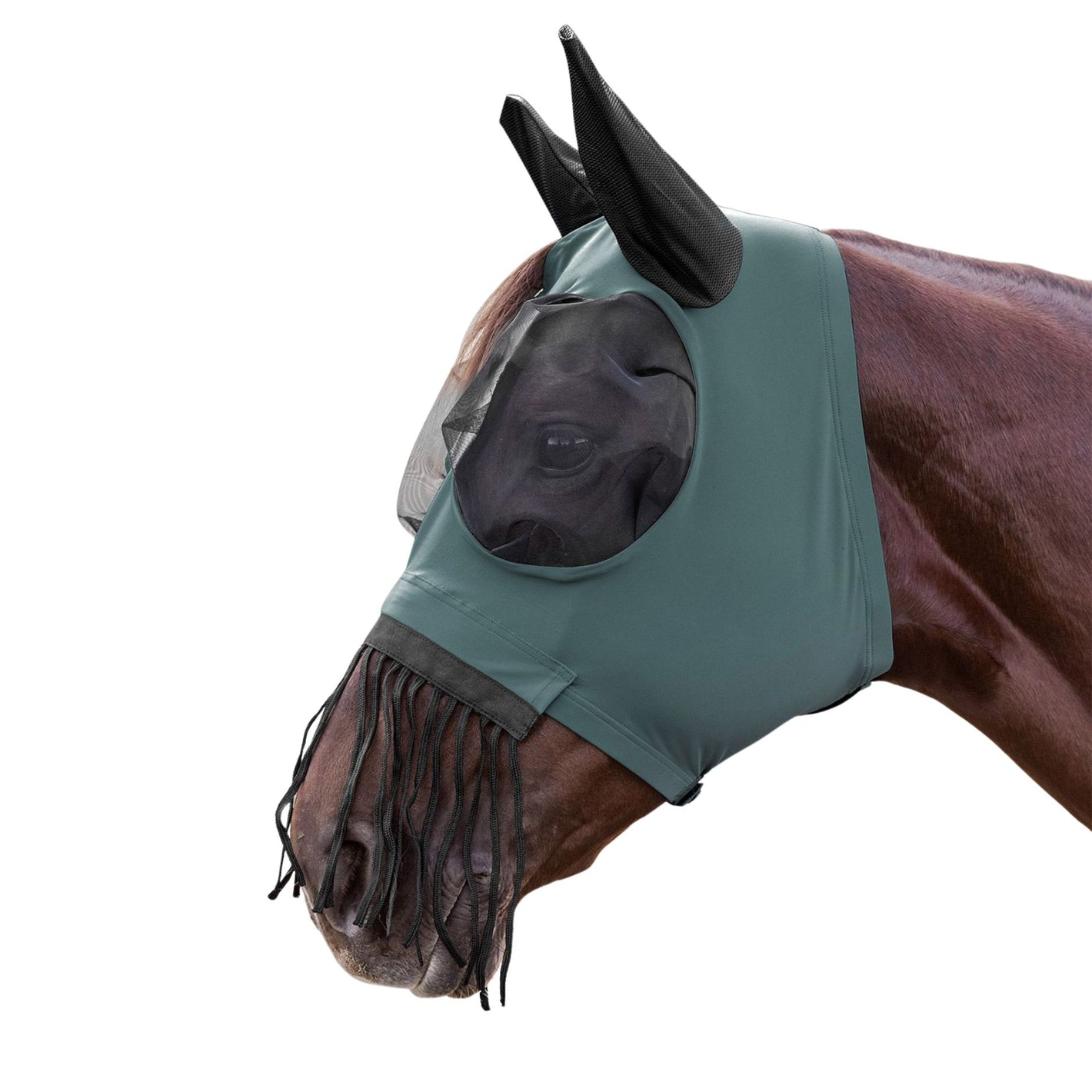 Maschera anti-mosche con frange