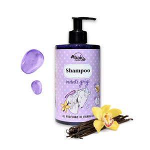Shampoo manti grigi alla vaniglia