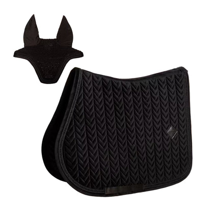 Set sottosella e cuffietta Kentucky Mini Pearls nero