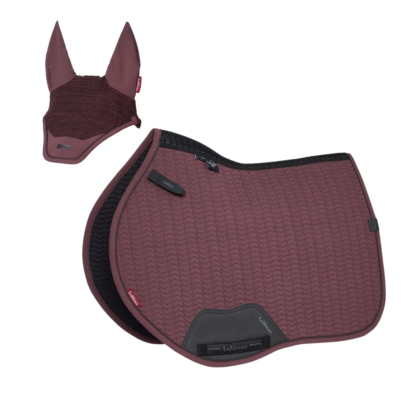 Set sottosella e cuffietta Essence Damson