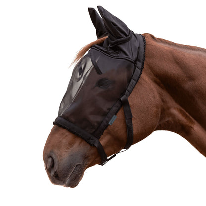 Capezza con maschera antimosche per paddock