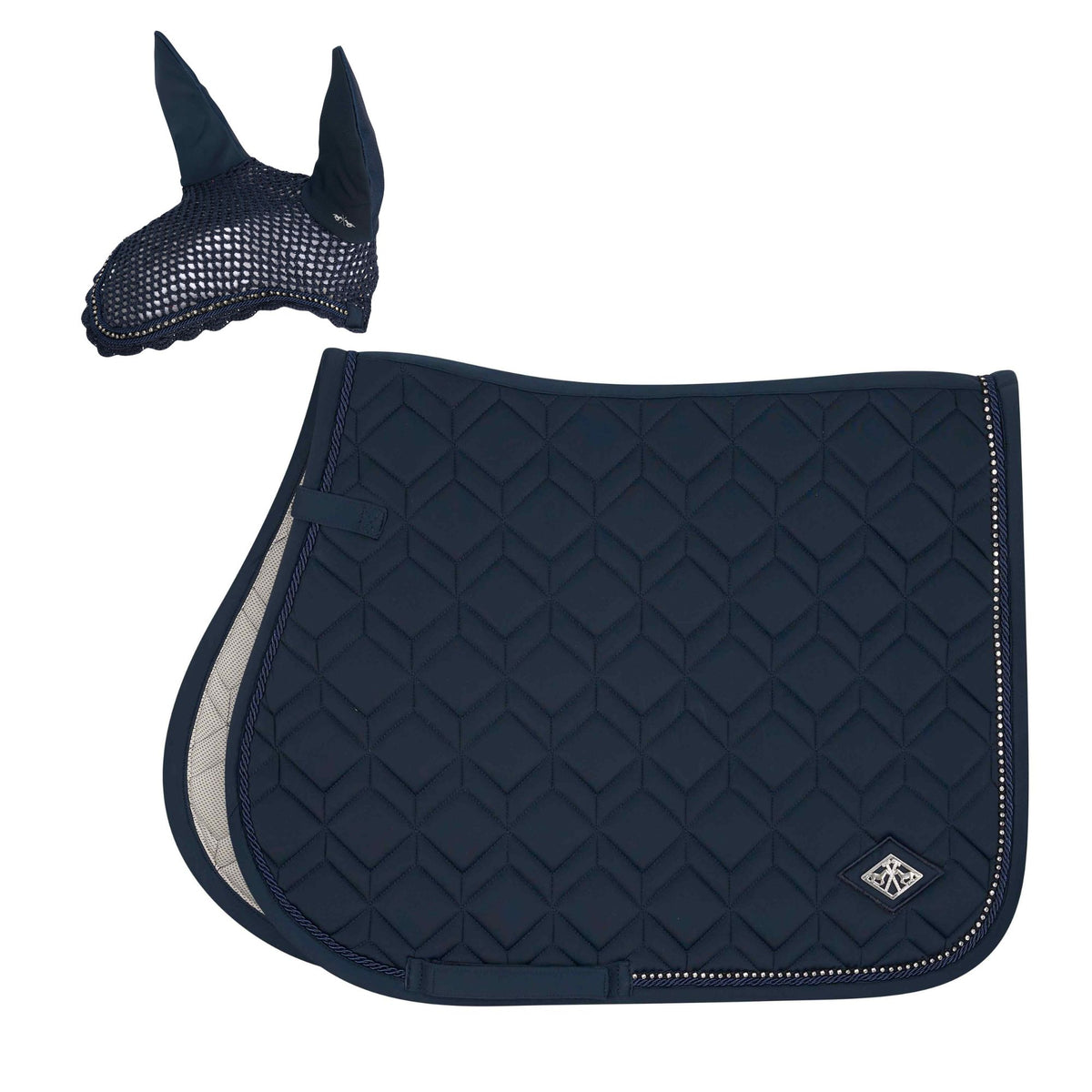 Set sottosella e cuffietta classic - navy