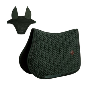 Set sottosella e cuffietta Kentucky Mini Pearls verde