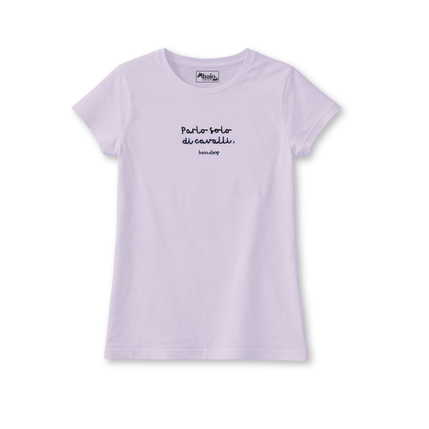 T-shirt "parlo solo di cavalli"