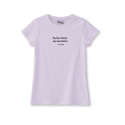 T-shirt "parlo solo di cavalli"