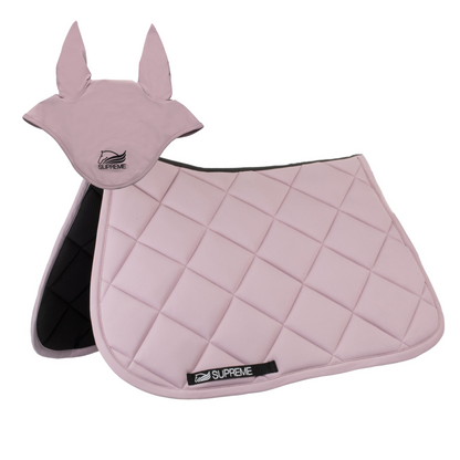 Set sottosella e cuffietta Pleasure, rosa antico