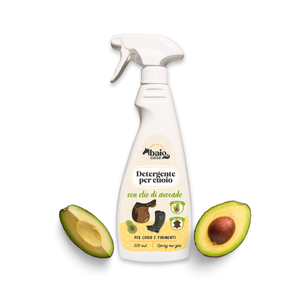 Detergente per il cuoio con olio di avocado