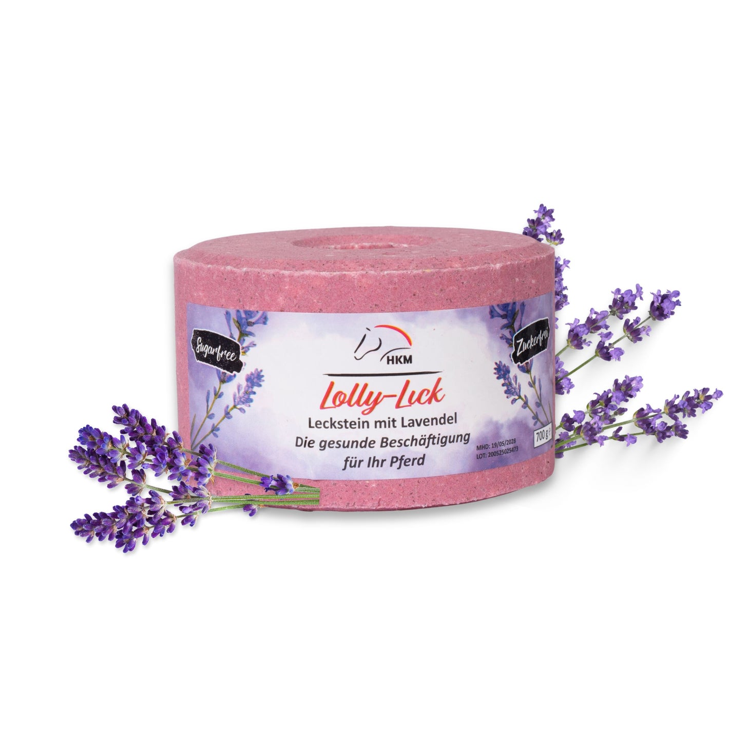 Blocco di sale alla lavanda