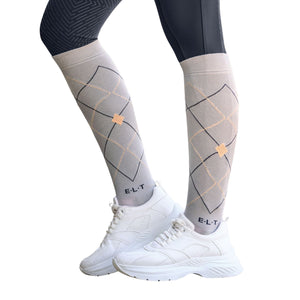 Calze da equitazione grigio