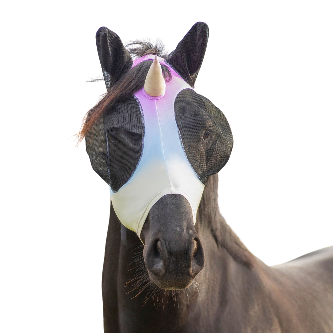 Maschera anti-mosche unicorno