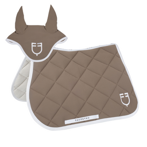 Set sottosella e cuffietta Equestro, nocciola
