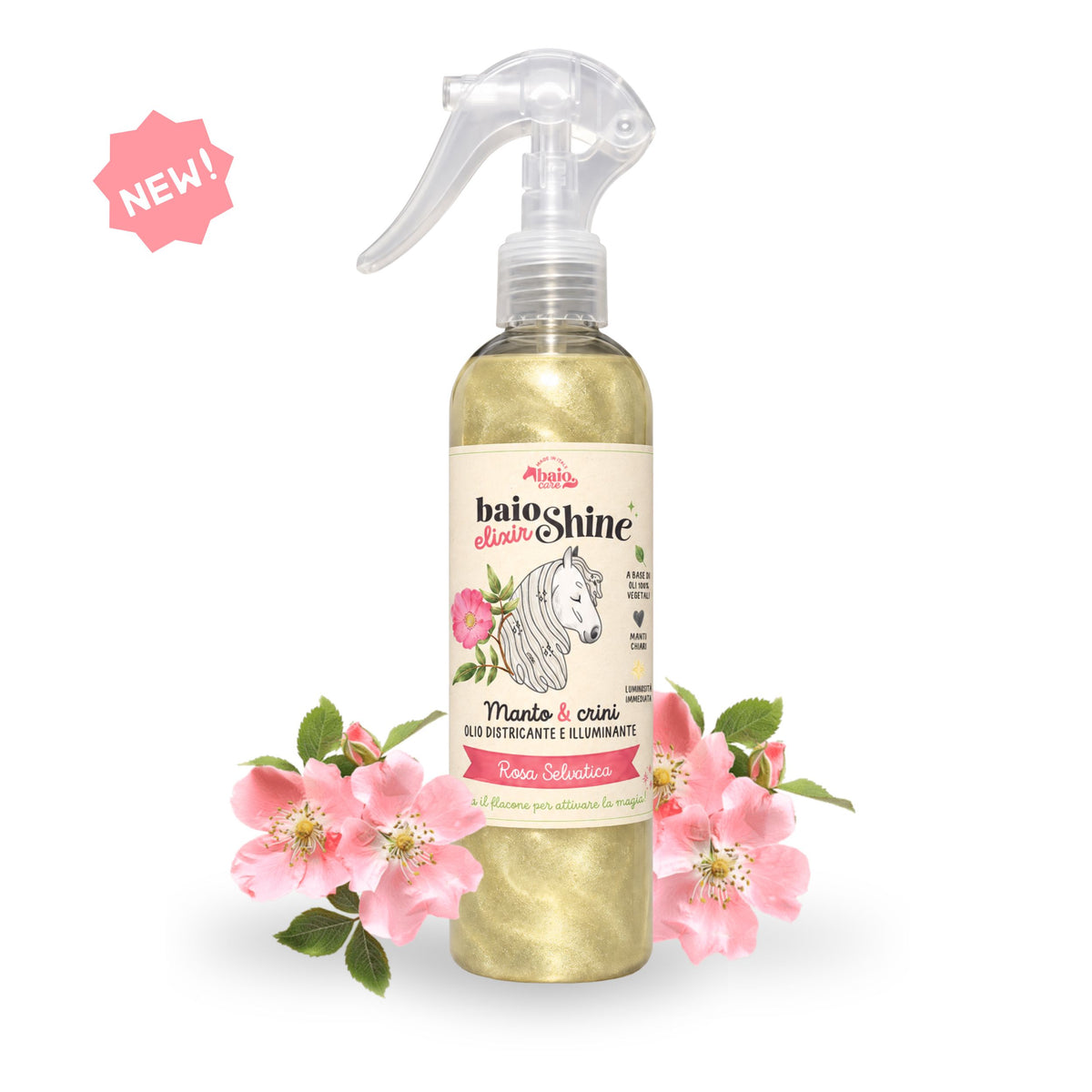 baio.shine elixir lucidante - rosa selvatica