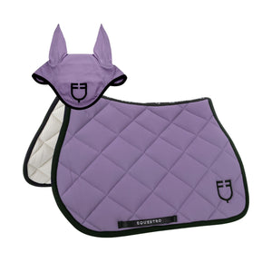 Set sottosella e cuffietta Equestro, viola
